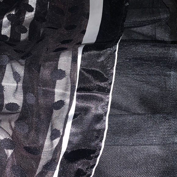 R&K Black and Gray Striped Midi Dress - Picture 6 of 15